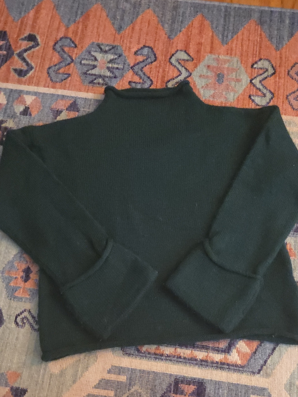 Anthropologie Green Sweater Size Small